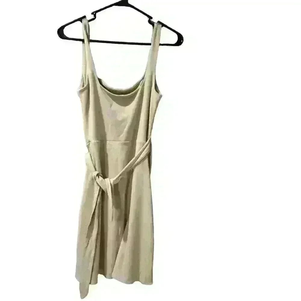 Wilfred Aritzia Lune Saturn beige m wrap dress women’s size medium